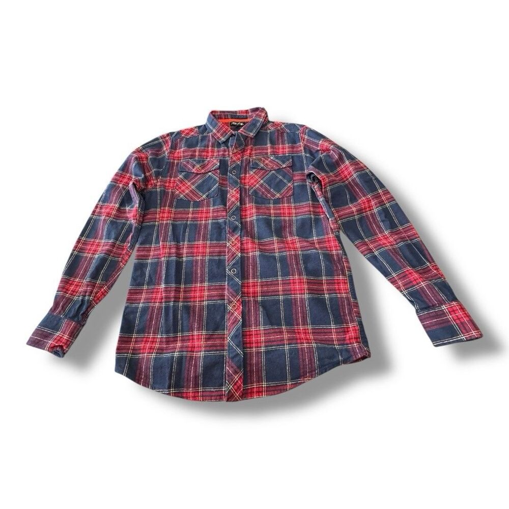 YeeYee Workwear Flannel Long Sleeve Farm Western Midweight Women’s Size M